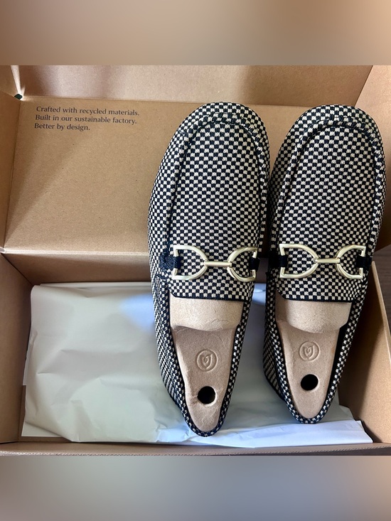 Rothy's Shoes - NWT Rothy's The Double Bit Driver Classic Micro Check Loafers Size 10